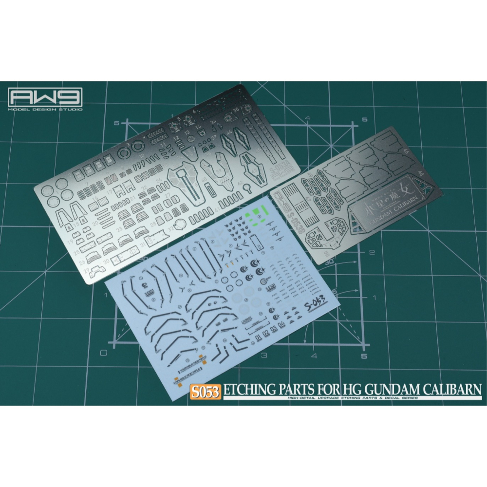 [从人] MAD 鋼魂 AW9 S53 HG 異靈鋼彈 專用蝕刻片改裝 套組 不含本體 S053-細節圖6