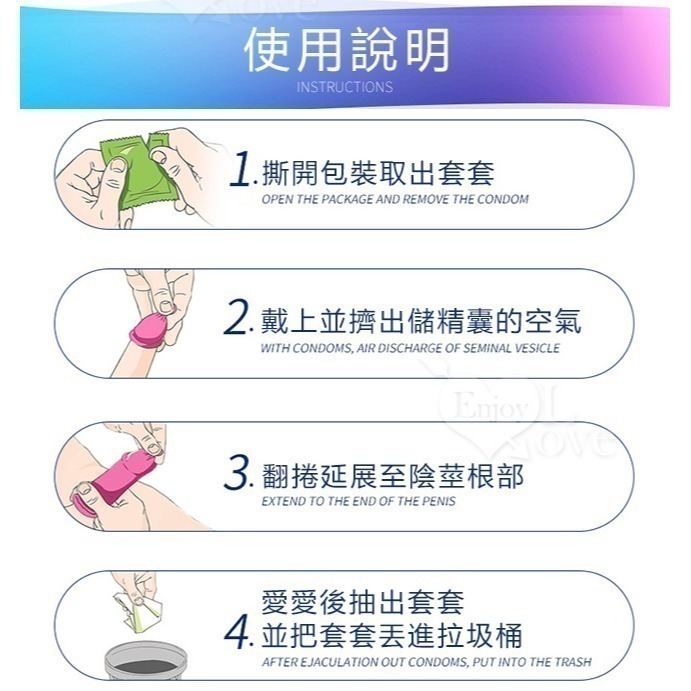 樂趣保險套 螺紋顆粒(3合1)無味 衛生套【12入裝/盒】安全套 避孕套 潤滑液劑 ＃ 005182-細節圖3