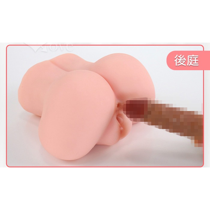 清純學妹 雙穴飛機杯【附120ml潤滑液】陰交肛交雙通道 螺旋肉褶顆粒通道 男性自慰器 仿真名器 情趣用品 003240-細節圖6