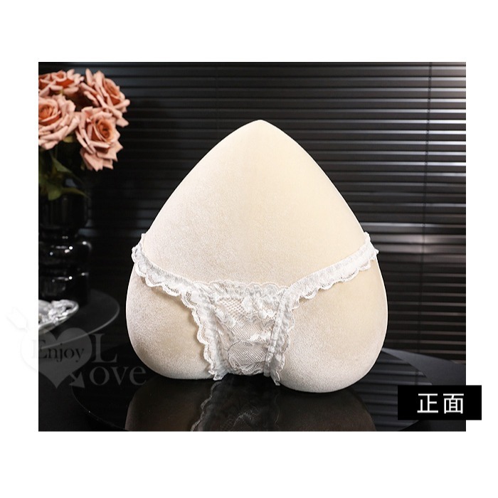 女性情趣內褲 美臀甜辣露臀 愛心蕾絲性感開檔內褲 細緻滾邊 女生開襠褲 低腰 蝴蝶結 三角褲 誘惑 39059-細節圖7