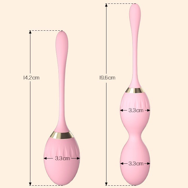 重力鍛鍊縮陰訓練 運動2階段球雙套裝組 凱格爾運動縮陰訓練球 陰道收縮鍛鍊器 物理縮陰聰明球 縮陰球 情趣用品-規格圖1