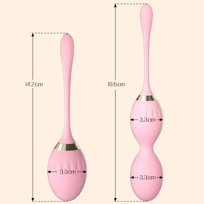 重力鍛鍊縮陰訓練 運動2階段球雙套裝組 凱格爾運動縮陰訓練球 陰道收縮鍛鍊器 物理縮陰聰明球 縮陰球 情趣用品-規格圖1