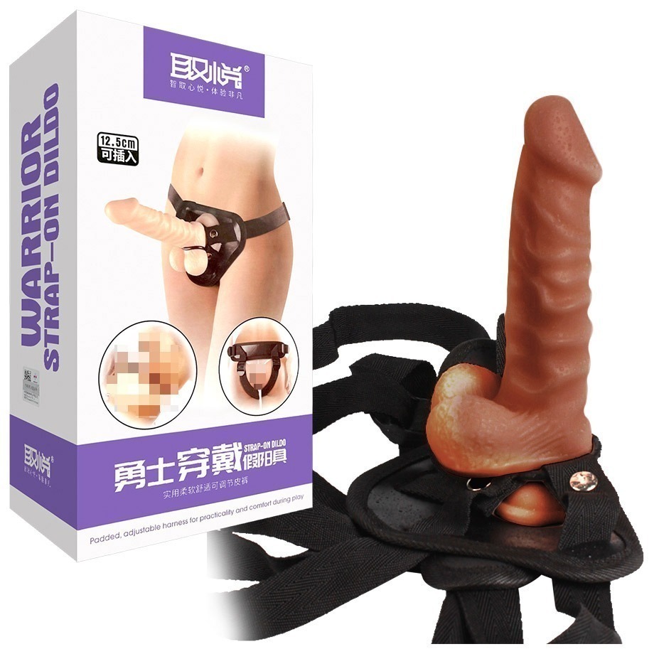 勇士騎士 拉拉女同性戀 穿戴按摩棒 女同志情趣用品 情趣穿戴褲 穿戴式陽具 穿戴老二吸盤按摩棒 情趣用品 003313-規格圖1