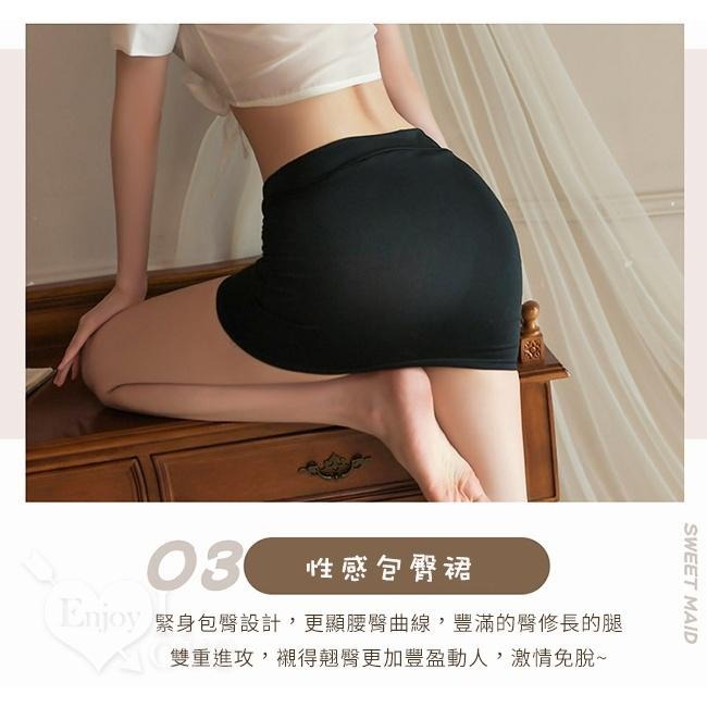秘書角色扮演服裝❤深V爆乳 透視透膚短上衣 火辣緊身包臀裙短裙 OL制服誘惑 情趣角色服 情趣睡衣 性感內衣 主題派對-細節圖6
