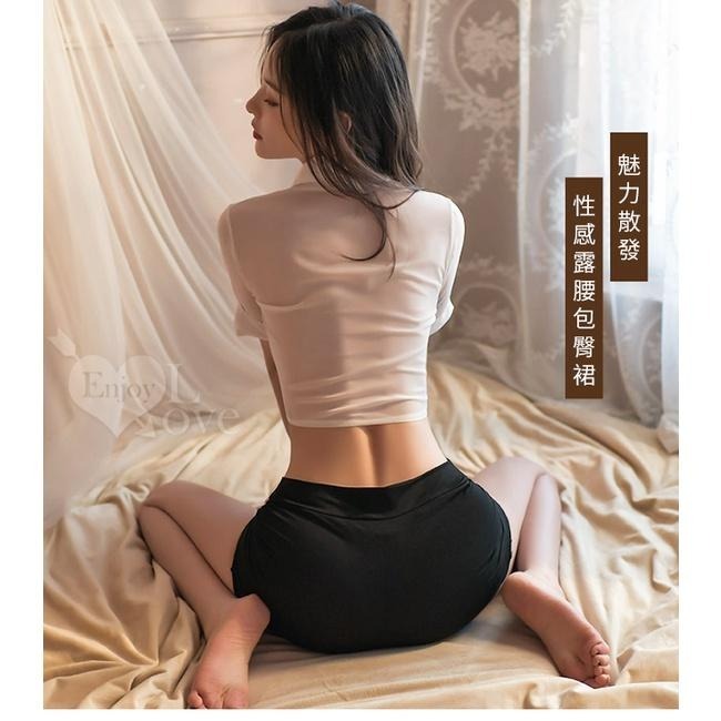 秘書角色扮演服裝❤深V爆乳 透視透膚短上衣 火辣緊身包臀裙短裙 OL制服誘惑 情趣角色服 情趣睡衣 性感內衣 主題派對-細節圖7