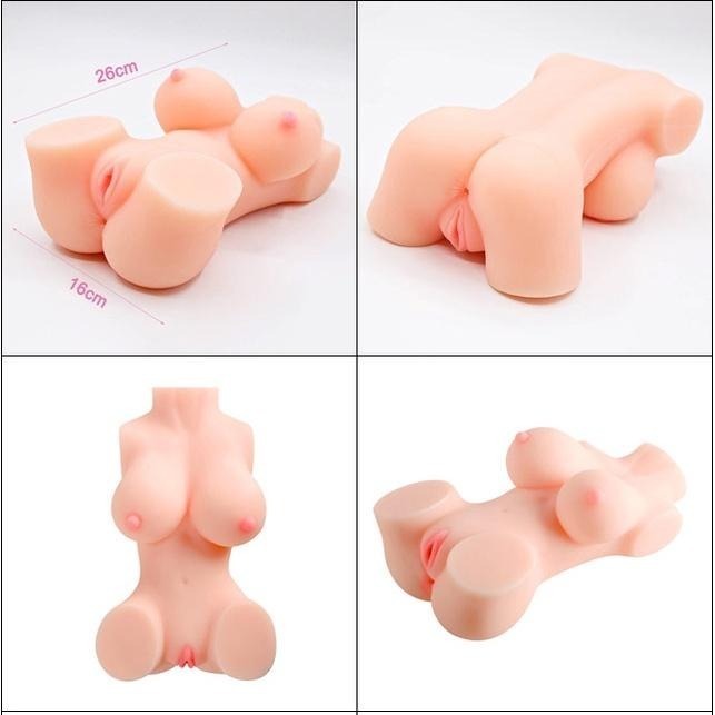 小女體自慰器 飛機杯 鄰家小妹柔彈巨乳雙穴 陰交肛交雙穴通道夾吸自慰套 自愛器 非貫通 打手槍 打飛機★000569-細節圖2