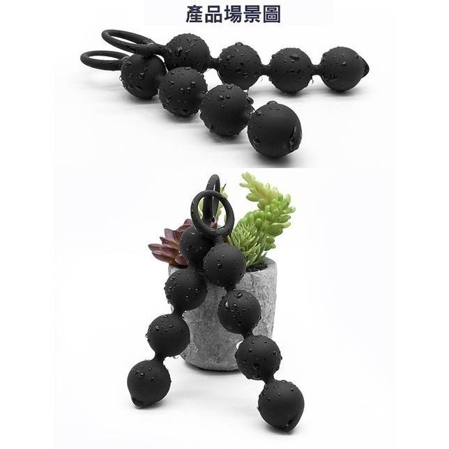 矽膠拉環指扣型 後庭肛門拉珠棒 四連珠後庭拉珠/親膚矽膠/生活防水/男女通用/後庭塞/肛門塞/肛交用品/情趣用品-細節圖7