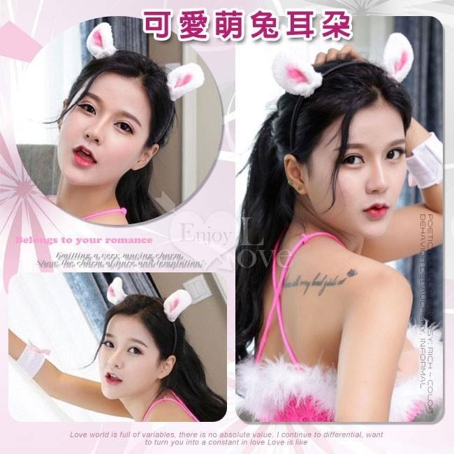 貓耳朵髮箍/兔耳朵髮箍/動物耳朵髮箍【三款可選】❤派對動物、舞會主題、派對活動、夜店party、裝扮道具，萬能搭配首選！-細節圖2