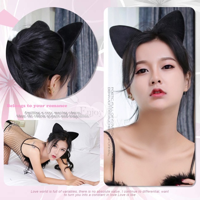 神秘黑貓咪耳朵