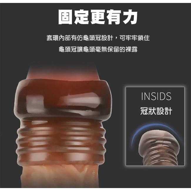 包皮阻復環 包皮阻復套 阻止包皮包覆龜頭【包龜持久套環 降低龜頭敏感度 固定有力 冠狀設計 安全親膚材質】★002803-細節圖5