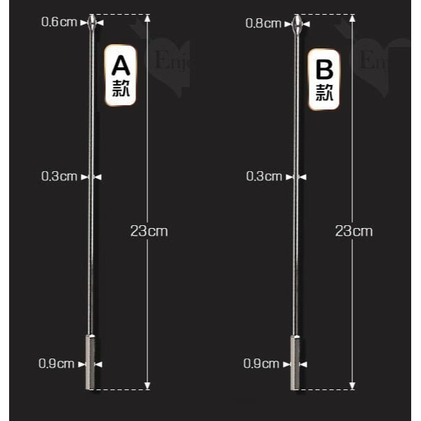 橢圓頭部金屬圓潤光滑實心馬眼尿道刺激擴張棒 金屬馬眼尿道棒 菱形手柄 尿道馬眼入侵金屬棒 插入尿道阻尿棒 005157-細節圖8