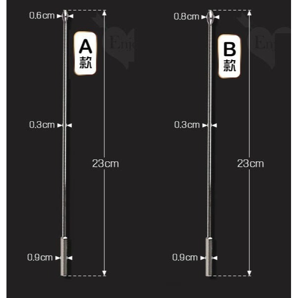 橢圓頭部金屬圓潤光滑實心馬眼尿道刺激擴張棒 金屬馬眼尿道棒 菱形手柄 尿道馬眼入侵金屬棒 插入尿道阻尿棒-細節圖8
