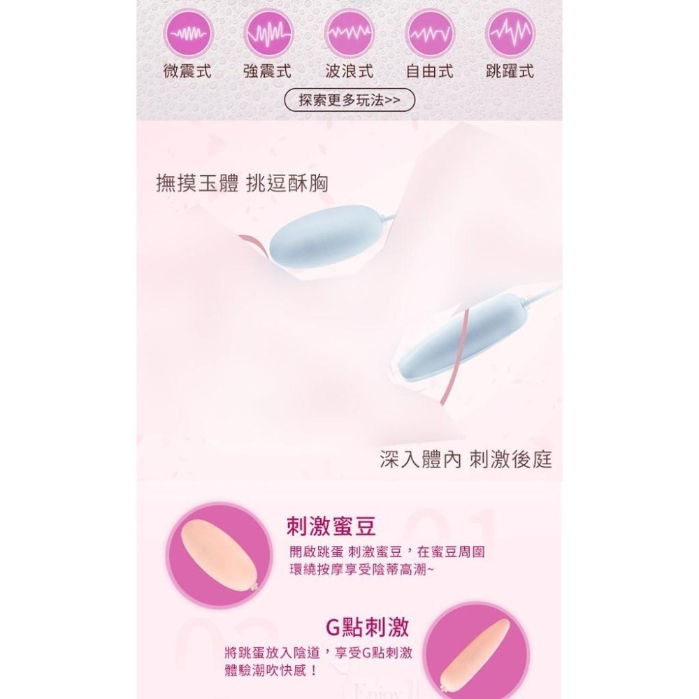 尖圓型長短雙跳蛋【可獨立控制】20頻調震+磨砂親膚 USB跳蛋 強震跳蛋 調情跳蛋 情趣用品 調情G點潮吹 000757-細節圖4