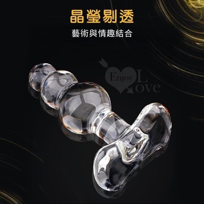 葫蘆造型❤水晶玻璃後庭塞/後庭肛門玻璃棒 肛門後庭塞 後庭按摩棒 肛門按摩棒 肛交用品 情趣用品-細節圖4