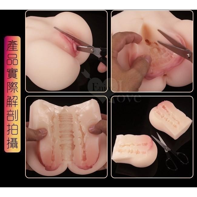 艷女雙穴自慰器 陰交肛交飛機杯【內附潤滑液】仿真立體美陰 通道緊緻快感 尻屌打手槍自慰套 情趣用品矽膠娃娃 002084-細節圖8