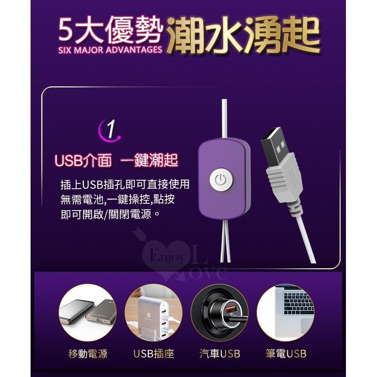 花樣雙跳蛋❤陰蒂乳頭刺激按摩器+跳蛋【USB直插供電】變頻跳蛋 有線跳蛋 調情 女用自慰按摩器 情趣用品 005639-細節圖6