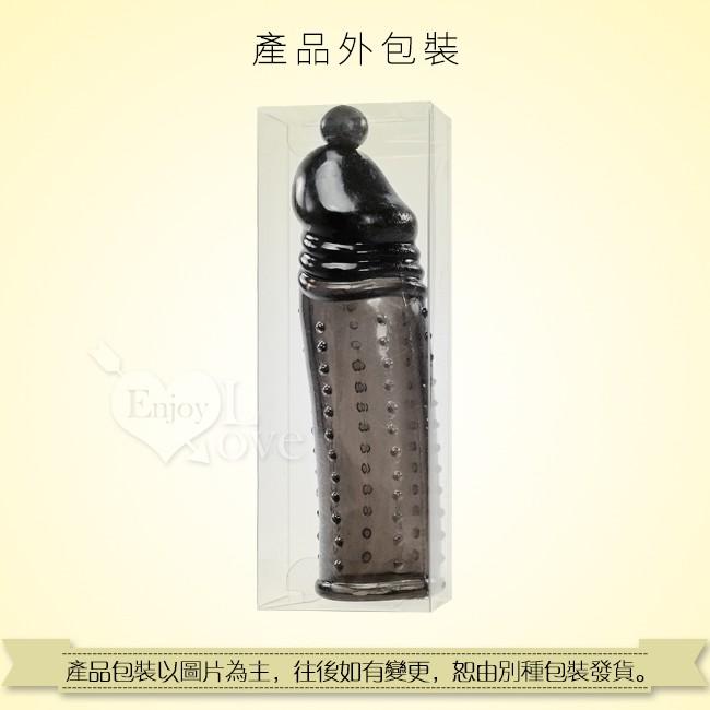 圓珠龜頭❤凹凸顆粒刺激增粗增強套【透明黑】加強加粗加長套╱陰莖增長加粗套╱老二增長加粗套╱陽具增長加粗套★005995-細節圖7