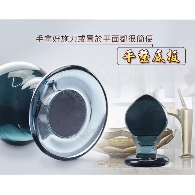 黑色巨塔‧拳交冰晶玻璃後庭擴張肛塞【G003008】-細節圖4