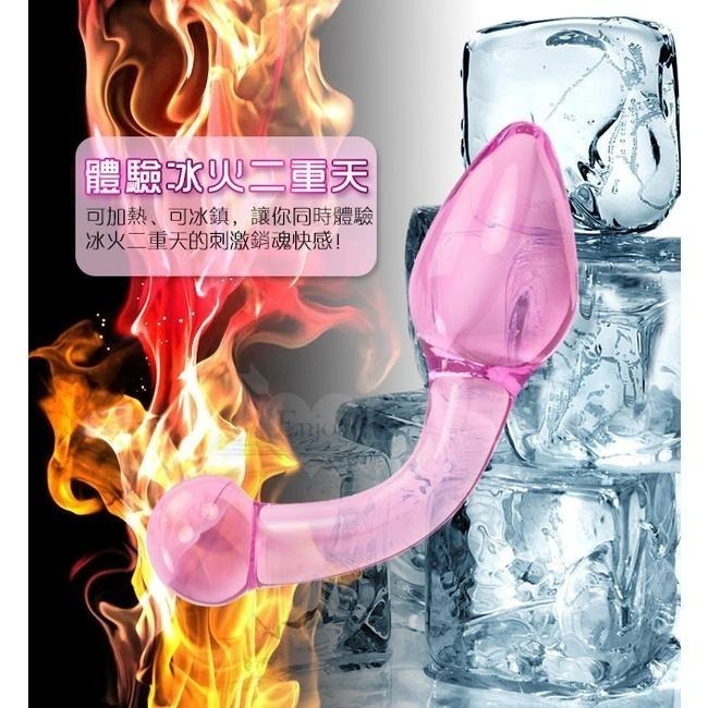 粉晶玻璃❤冰晶玻璃按摩棒【男女通用】玻璃棒/玻璃自慰棒/後庭塞/肛門塞/肛門拉珠棒/肛交用品/情趣用品★003000-細節圖7