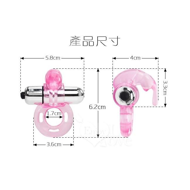 一起高潮❤兔子造型震動鎖精環-男女同震/情趣用品 老二束精 鎖精套環 陰蒂刺激 強精持久套環 陰莖震動套環★000424-細節圖8