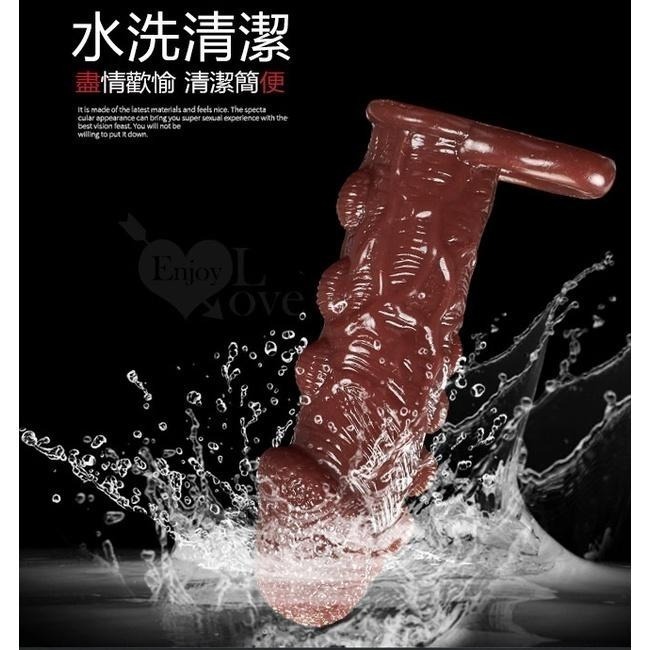 鐵狼大雕 陰莖套蛋 老二增粗增大增長套 加長加粗加大陰莖套 粗大有力 陰莖增長 陽具套蛋套 陰莖老二增厚套-細節圖8