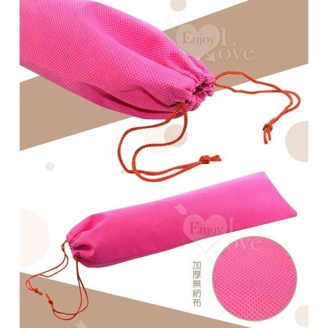 粉紅色 收納袋/收藏袋/加厚環保不織布 雙側拉線收口束口 多用途玩具小物品防塵袋 私密袋 000506-細節圖3
