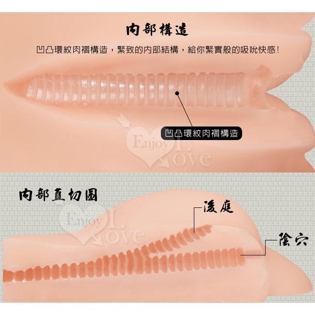 雙穴大臀部 柔軟膚質肉感仿真雙穴陰交肛交 自慰套 飛機杯 自慰器 情趣用品 男用成人玩具 000482-細節圖4