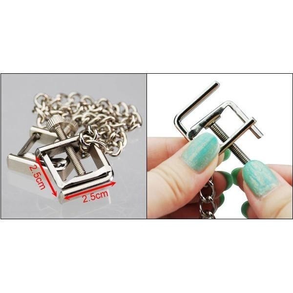 日本進口 A-one 乳頭夾 奶頭夾 虐乳SM恥辱感乳首用万力夾 SM用品道具 調情 情趣用品 001439-細節圖3