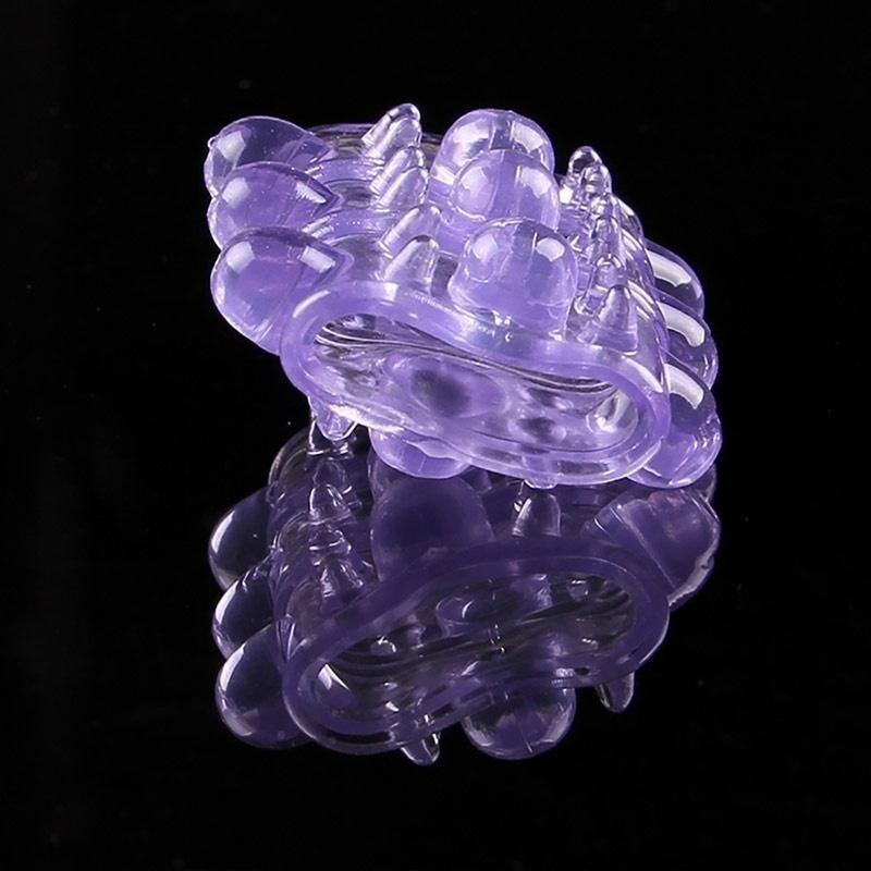 12珠 入珠矽膠套環 毛刺顆粒軟膠套環 龍珠環 鎖精套環 持久套環 束精 延時延遲 刺激陰道壁 入珠套環 002291-細節圖7