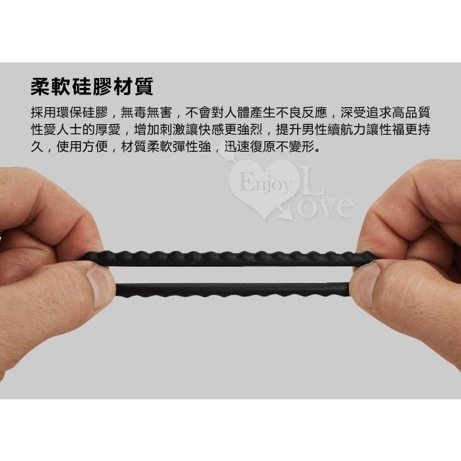 凸齒持久套環 三入裝 男性鎖精持久套環 睪丸屌環陽具套 陰莖束精鎖蛋套 老二延時延遲套 情趣用品 001834-細節圖3