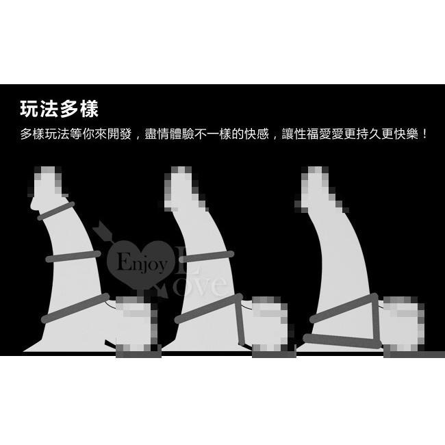 凸齒持久套環 三入裝 男性鎖精持久套環 睪丸屌環陽具套 陰莖束精鎖蛋套 老二延時延遲套 情趣用品 001834-細節圖4