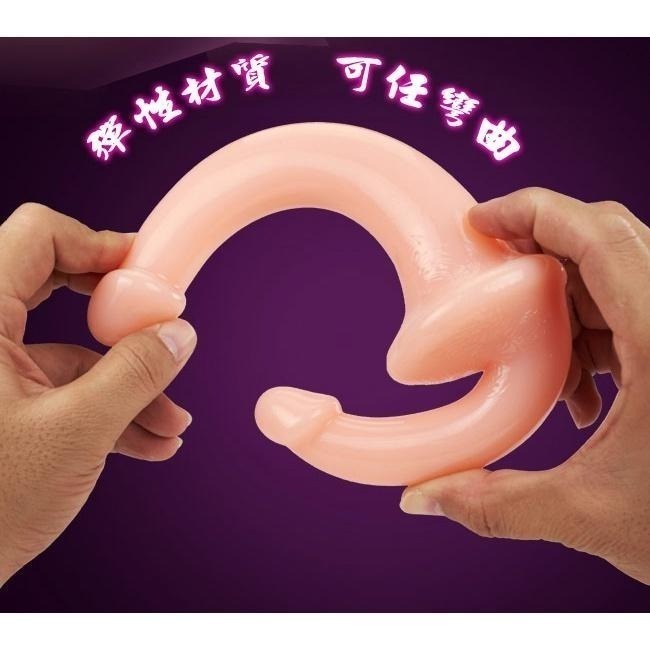 雙頭龍按摩棒❤女同志 雙爽型按摩棒/同性戀愛/情趣按摩棒/自慰按摩棒/仿真老二按摩棒/陽具按摩棒/情趣用品 001879-細節圖5