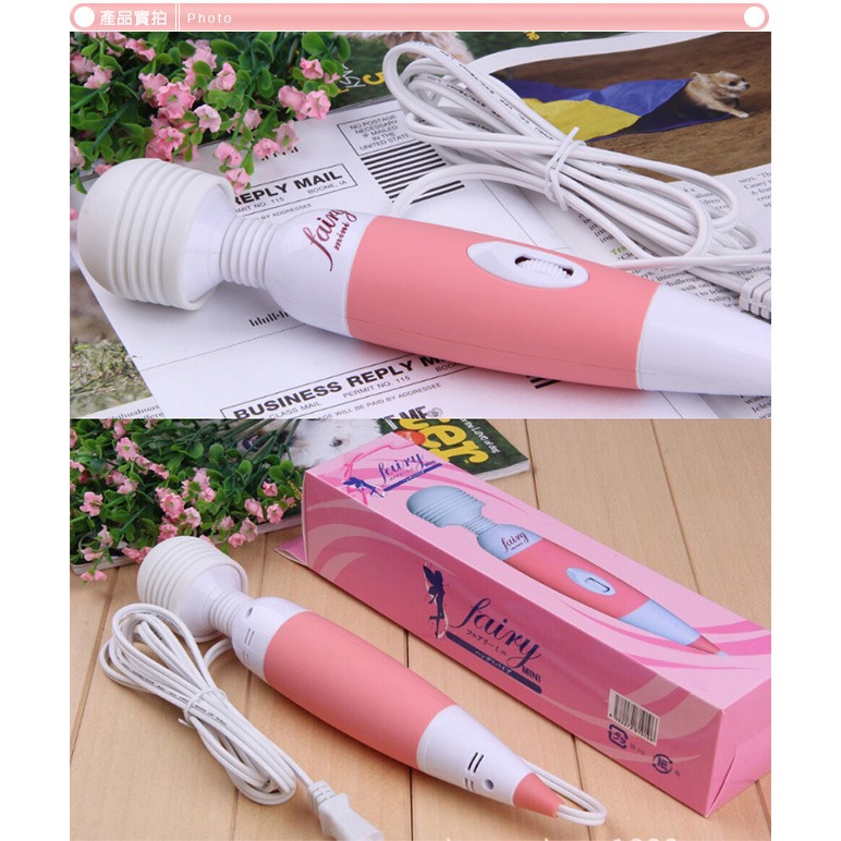 第二代強弱微調型❤小妖精AV女優按摩棒/強震按摩棒/情趣按摩棒/頸肩腰肌肉舒緩按摩棒/按摩器【粉色】★000169-細節圖7