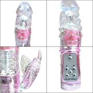 熱情太陽花-防水激凸8段雙頻滾珠超柔按摩棒【G000301】-細節圖3