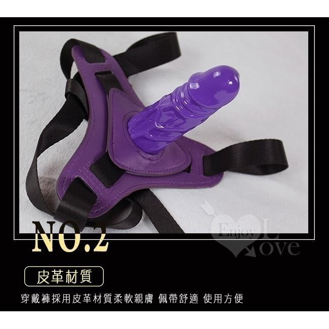 女同志穿皮革戴按摩棒 矽膠小老二穿戴按摩棒/情趣穿戴褲/穿戴式陽具/穿戴式老二/同志用品/情趣用品-細節圖4