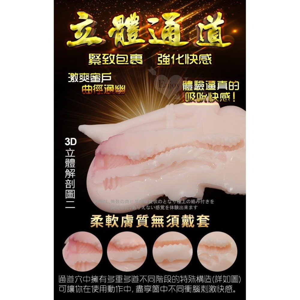仿真女體美乳二穴構造❤高度再現性捆綁開腳自慰器 雙穴自慰器 陰交肛交自慰器/自慰套【附贈120ml潤滑液】★002122-細節圖7