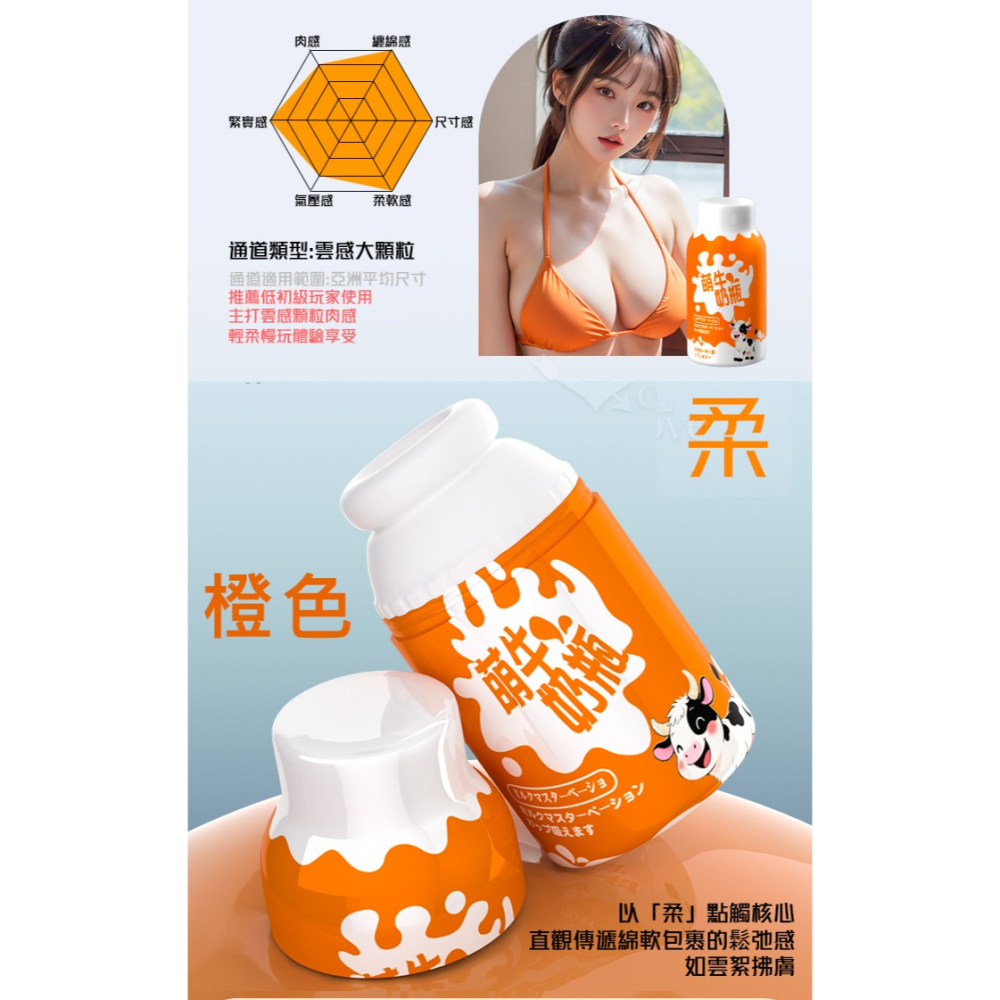 萌系奶瓶飛機杯 男用自慰器 凸點3D大顆粒覆蓋肉感螺紋鬆到緊連綿 自慰杯 陰莖龜頭訓練鍛鍊打手槍 情趣用品 003832-細節圖4