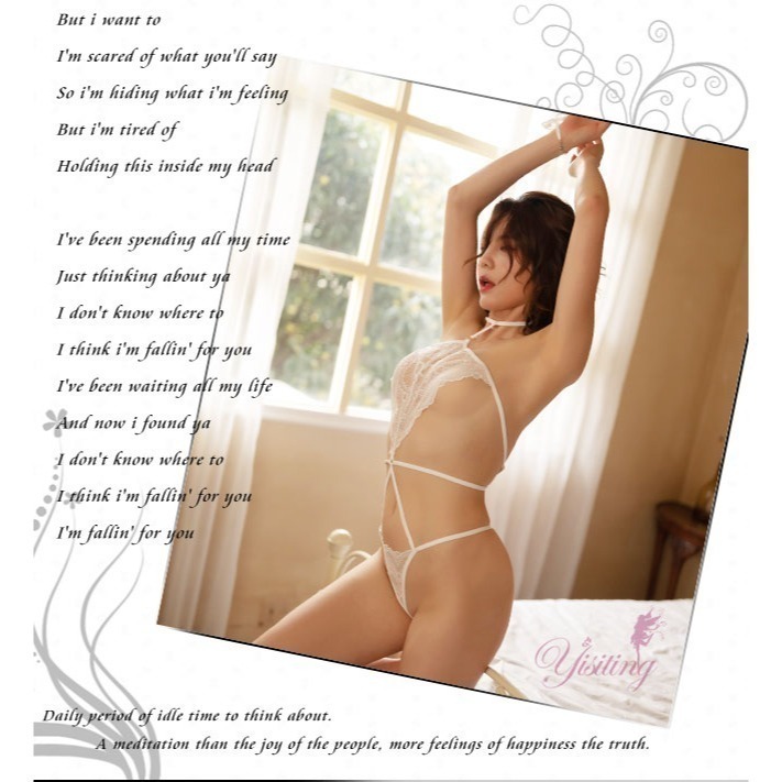 露肚裸背束縛感情趣連身衣 火辣掛脖細腰透膚連身衣 連身裝 情趣睡衣 情趣內衣 女生性感睡衣內衣-細節圖8