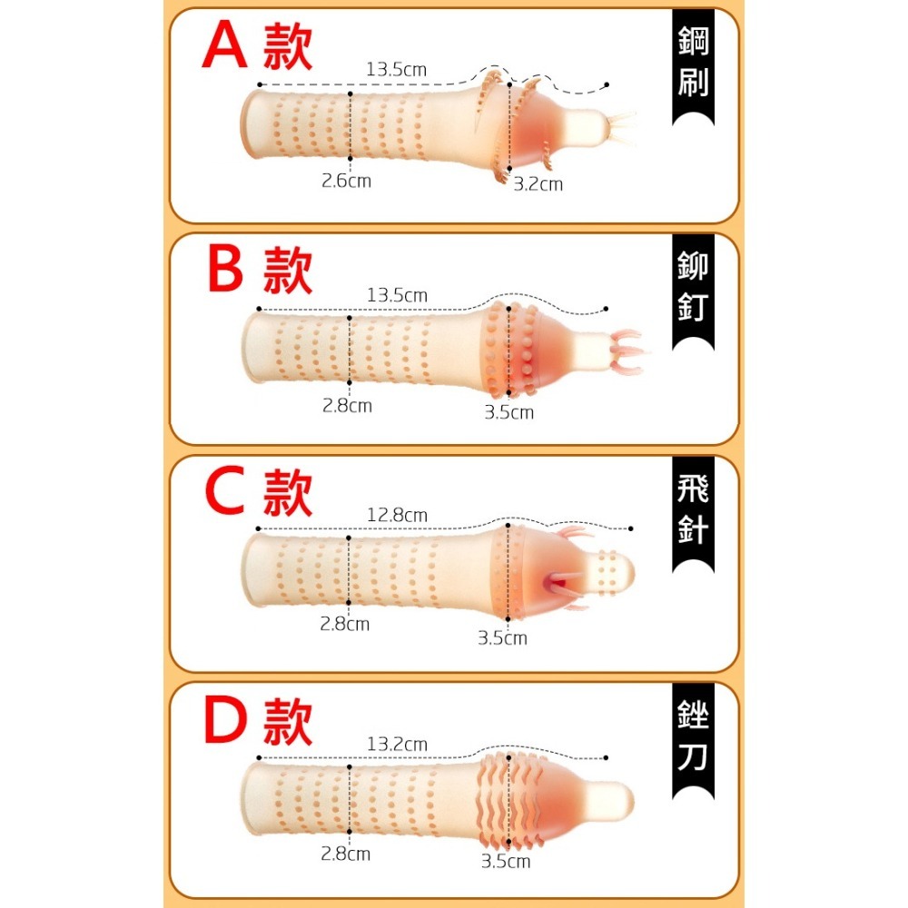 輕薄膚色顆粒老二套 陰莖加粗加長套環 陽具增粗增長屌套 凹凸軟刺肉芽按摩刺激 龜頭套 鎖精持久套 情趣用品 003770-細節圖6