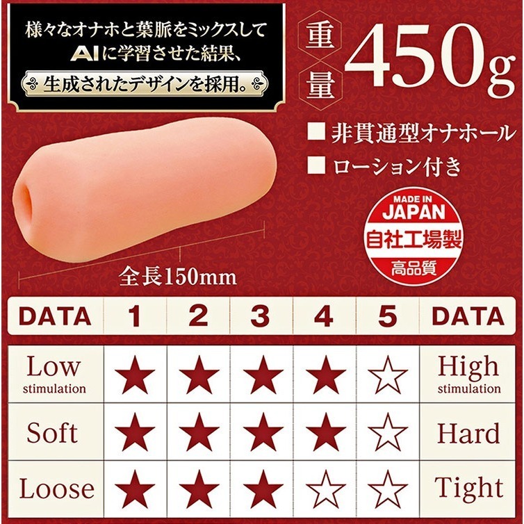 日本TamaToys 動漫飛機杯 AI構想自慰器【NO.05】葉脈肉褶刺激 高彈力柔軟舒適通道名器 自慰套＃002739-細節圖4