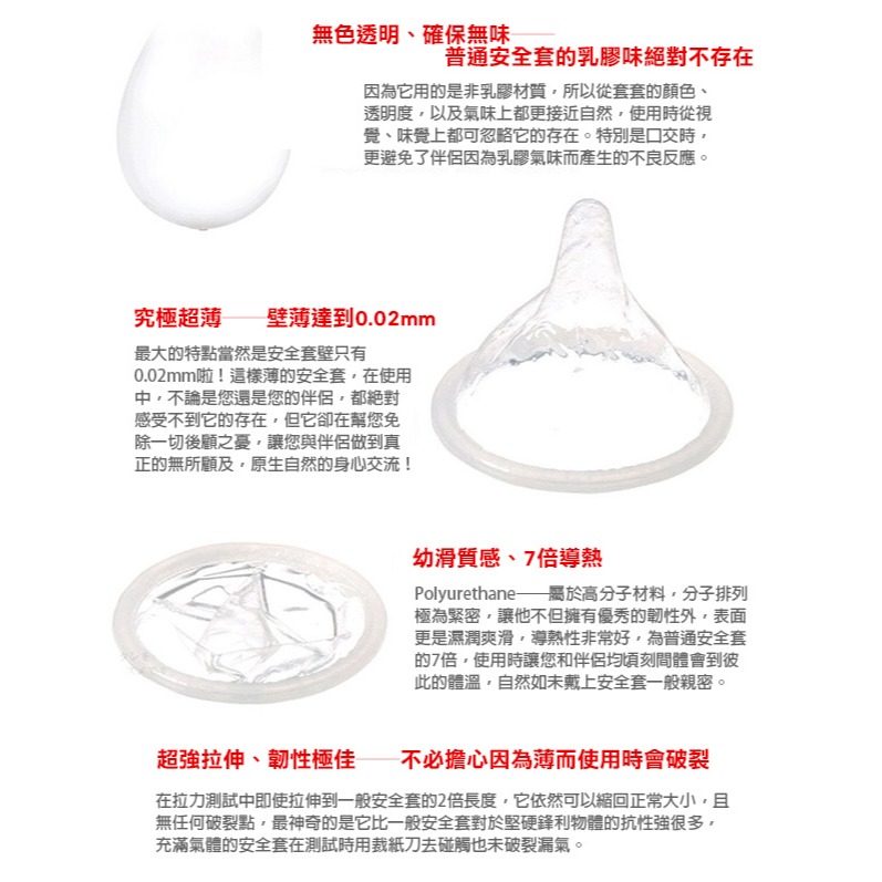 相模元祖保險套【大碼L】002極致薄保險套 0.02超薄保險套 衛生套 安全套 避孕套 潤滑劑 ＃ 005137-細節圖5