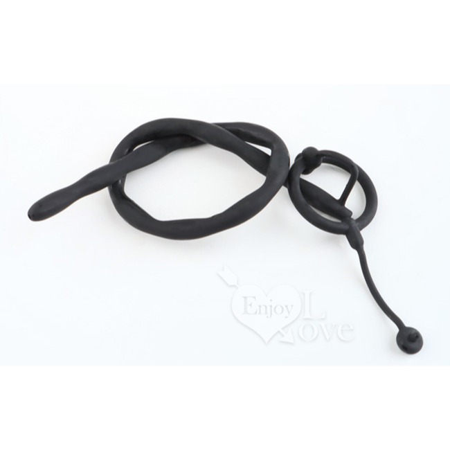 空心馬眼尿道棒 馬眼刺 尿道自慰擴張棒 順滑硅膠 柔軟舒適可彎曲 無異味 帶堵可尿液排出 男用情趣用品 003306-細節圖4