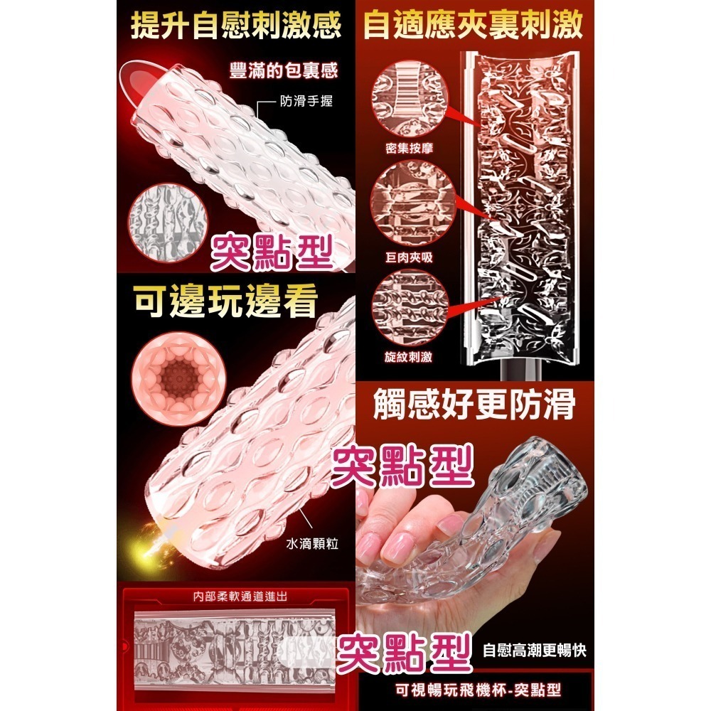 貫穿貫通型飛機杯 晶透矽膠自慰器 透明通道可視材質提升享受【內附7ml潤滑濟液】龜頭老二陰莖自慰套情趣按摩 003559-細節圖4