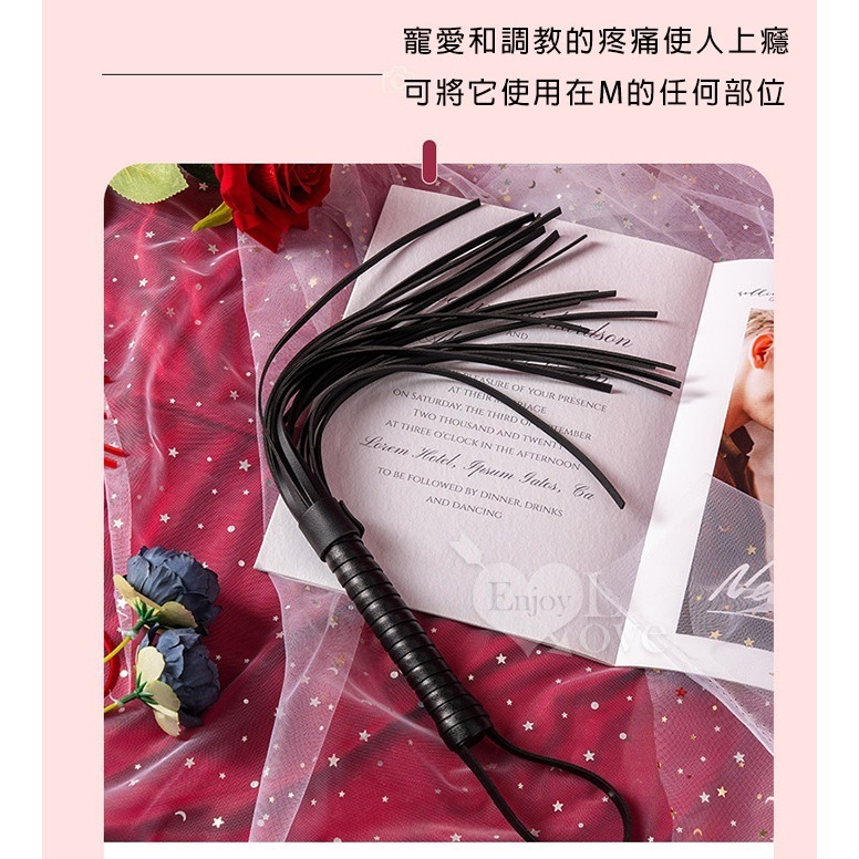 SM散鞭 馬卡龍奴鞭 情侶戲虐SM調教情趣 打屁屁鞭子 仿皮革流蘇鞭 SM道具用品 調情挑逗 皮鞭刑具遊戲 003596-細節圖7