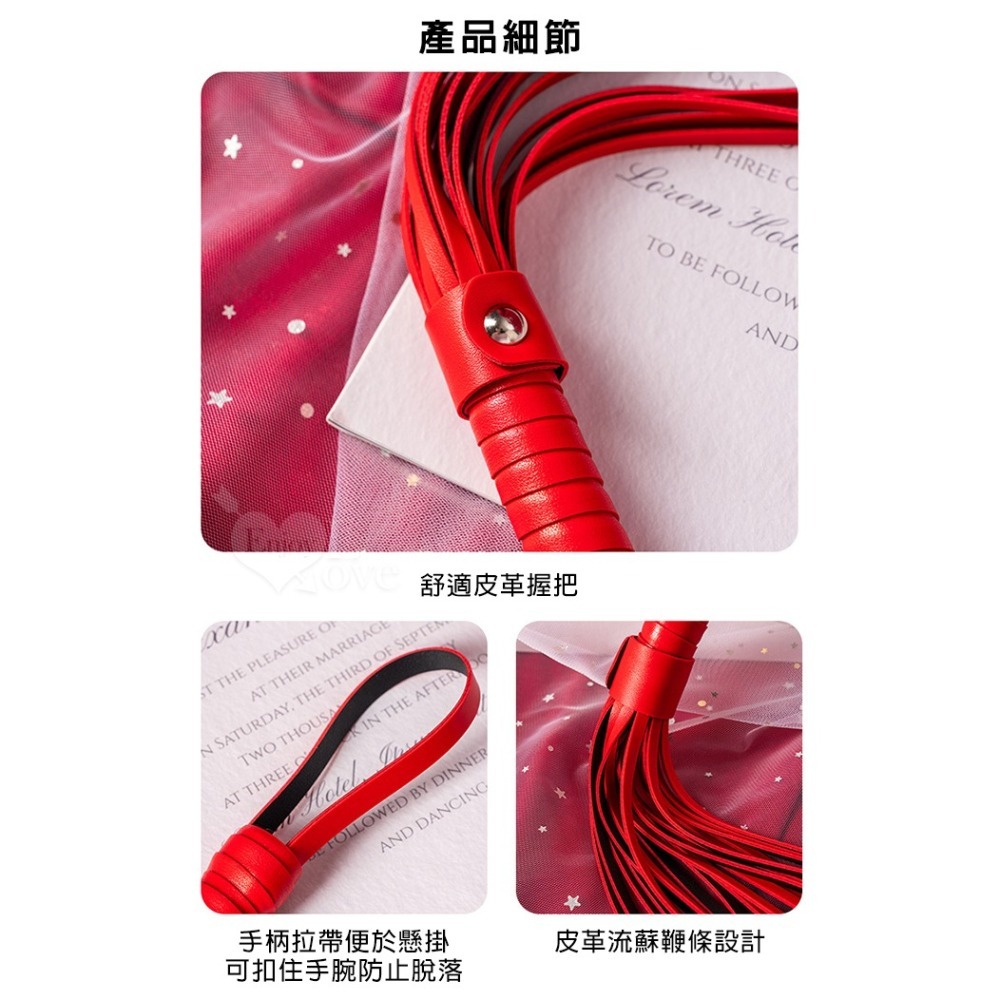 SM散鞭 馬卡龍奴鞭 情侶戲虐SM調教情趣 打屁屁鞭子 仿皮革流蘇鞭 SM道具用品 調情挑逗 皮鞭刑具遊戲 003596-細節圖10