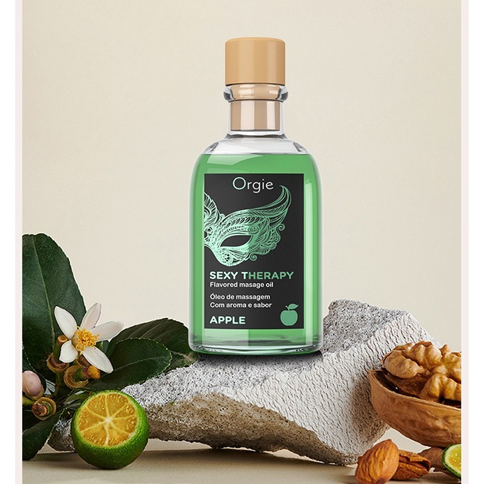 葡萄牙Orgie 熱感按摩油【100ml】熱感按摩油 果味潤滑液 棉花糖 青蘋果 草莓 身體推油情趣潤滑劑 002534-細節圖10