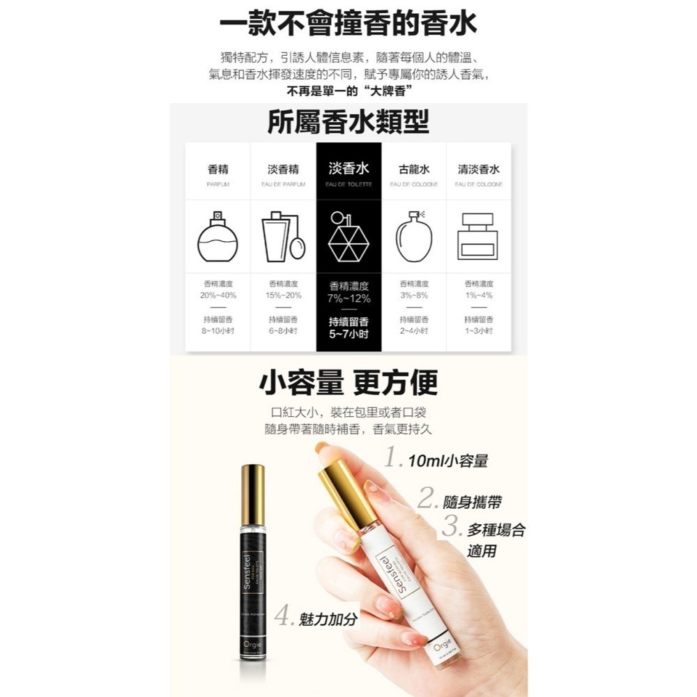 葡萄牙Orgie 費洛蒙香水【10ml隨身便攜】男用香水/女用香水 香氛信息素調情 約會誘惑催情 吸引異性 002540-細節圖7