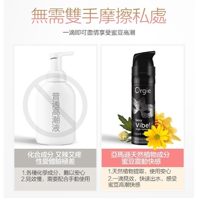 葡萄牙Orgie 跳動式陰蒂高潮提升凝露【極樂款 15ml】類似跳跳糖愉悅快感 增強性愛陰蒂挑逗刺激潤滑液 002599-細節圖3