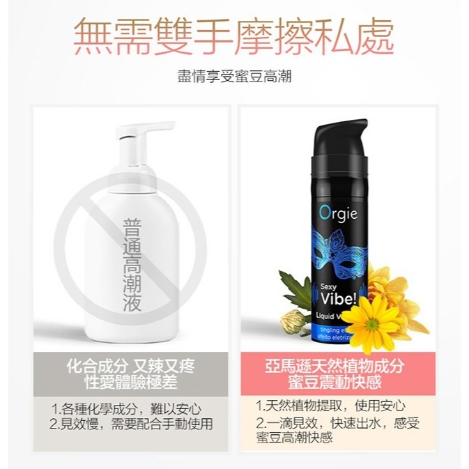 葡萄牙Orgie 跳動式陰蒂高潮提升凝露【舒爽款 15ml】類似跳跳糖愉悅快感 增強性愛陰蒂挑逗刺激潤滑液 002604-細節圖3
