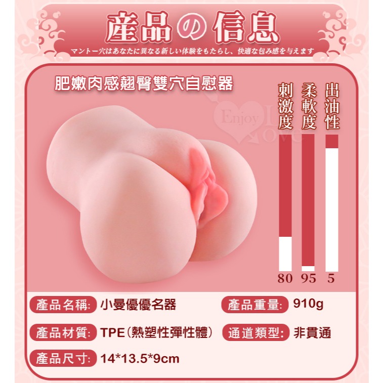 小曼雙穴自慰器 陰交肛交名器 飛機杯 附潤滑液劑 復刻美陰嫩穴肉感翹臀緊致陰道肉壁 情趣用品娃娃手淫打手槍 002860-細節圖10